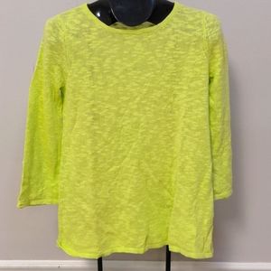 Project xs green sweater top